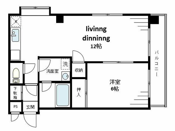 ひばりヶ丘駅 徒歩14分 2階の物件間取画像